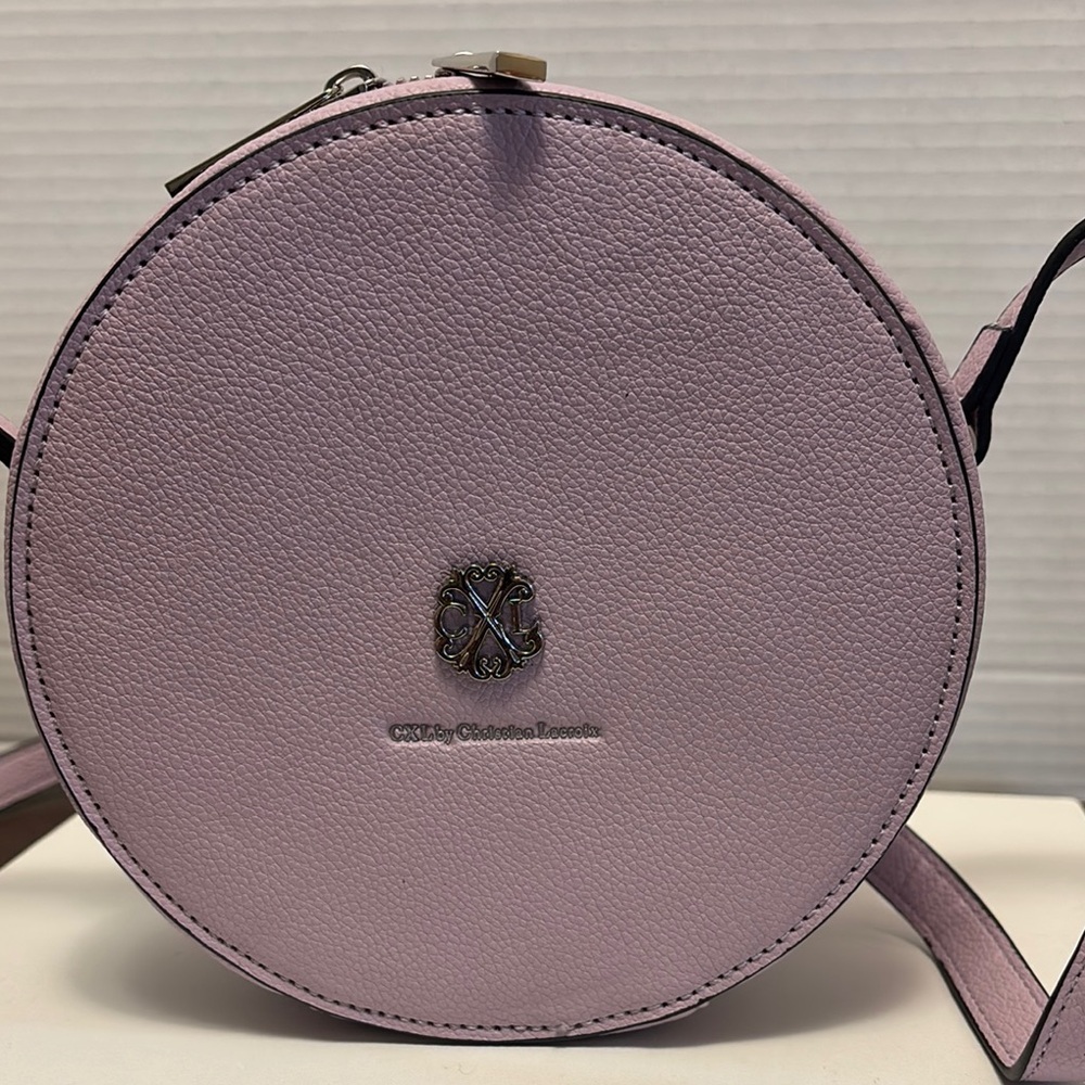 Christian Lacroix Light Pink Circular Crossbody Bag